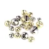 Sino de metal de ferro Decoração de Natal Suprimentos para animais de estimação Brinquedos de educação infantil 12-30mm Sino Dourado Prateado atacado