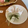 Flor de Muñeca para Dama de Honor de Boda Rosa Rosa Pulsera de Grupo de Hermanas Flor Suministros de Boda Flor de Mano para Grupo de Damas de Honor Boda