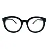 Óculos de Aro Grosso Pretos Podem Ser Equipados com Lentes de Grau, Óculos de Aro Grande, Alta Definição, Modernos, Bloqueadores de Luz Azul, Aparência Natural, Óculos Lisos Versáteis