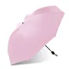 Paraguas Personalizados, Doble Uso para Sol y Lluvia, Paraguas Plegable Manual Ampliado de Ocho Varillas, Recubrimiento Negro para Protección Solar, Impresión de Logo, Paraguas Publicitario al por Mayor