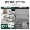 Mesa de Centro de Oferta Especial para Sala de Estar, Uso Doméstico, Mesa de Centro Moderna Minimalista de Lujo Ligero y Combinación de Mueble de TV, Mesa de Centro Pequeña para Apartamento con Vidrio Templado