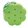 Bolsa de Silicone com Furo Estilo Desenho Animado Mini Carteira de Moedas Bolsa de Cosméticos DIY Bolsa para Fones de Ouvido Pingente de Chaveiro Presente