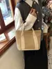 Bolsa de Palha Diagonal de Ombro Único, Bolsa de Verão de Grande Capacidade, Versátil para Viagem de Férias Feminina Pequena Fresca, Bolsa de Praia