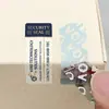 Etiqueta Adhesiva Sello Desechable Duradero Holográfico de Vinilo Personalizado Etiqueta de Garantía a Prueba de Manipulación Desprendible