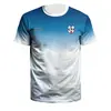 Nova Uniforme de Time de Torcida para Fãs da Copa do Mundo de Futebol de Comércio Exterior Camiseta de Manga Curta com Estampa Digital 2023