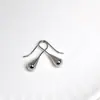 Pendientes Minimalistas Estilo Francés de Gota de Agua con un Toque Artístico de Alta Gama, Pendientes Irregulares de Latón para Mujer, Venta al por Mayor