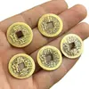 Precio Especial al por Mayor Monedas de los Cinco Emperadores de Cobre Imitación, Monedas de Cobre para Protección de Umbral de Puerta, Shunzhi, Yongzheng Estilo Antiguo, Kangxi, Qianlong, Monedas Jiaqing