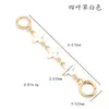 Cadena de Extensión para Bolso Kouchi Cadena para Bolso de Mahjong Correa de Hombro Metal Cuatro Hojas de Trébol Cadena de Reemplazo para Correa de Bolso Cadena para Bolso Cruzado