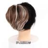 Peluca europea y americana, anillo para el cabello, paquete de cola de caballo para mujer, cabeza esférica, placa de fibra química de simulación natural, paquete de peluca, capullo