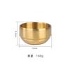 Tigela de arroz coreana de aço inoxidável de camada dupla 304 com tampa, isolada e anti-queimadura, para bibimbap, macarrão instantâneo, para casa, restaurante