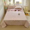 Capa de Cama Pura Algodão Conjunto de Três Peças Todo Algodão Acolchoado Peça Única Lençol de Cama Capa de Tatami Kang Antiderrapante Novo Modelo 2026 Universal para Todas as Estações