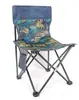 Silla de Pesca Plegable para Estudiantes de Arte Dibujando, Acampada en la Playa, Pesca, con Respaldo, Silla Portátil para Exteriores con Respaldo