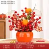 Decoraciones de Año Nuevo 2027 para la Sala de Estar, Adornos de Caqui para la Buena Suerte, Decoraciones de Mesa para el Festival de Primavera, Arreglos para la Entrada para el Año del Cabra, Regalos de Año Nuevo al por Mayor