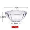 Tazón Acrílico para Salah Tazón para Cocinar Verduras Tazón de Té para Restaurante Vaso Redondo de Plástico Irrompible Vaso Transparente para Lavar a Mano