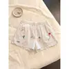 Lindos shorts de pijama con estampado de dibujos animados para niñas, verano 2026, shorts cómodos para casa, corte holgado, talla grande, versátiles y se pueden usar fuera
