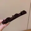 Pinza para el Cabello Flockada para Personas Perezosas para Mujer, Pinza Lateral para el Flequillo, Organizador de Cabello, Pasador, Pinza de Pato Sin Costuras, Accesorio para el Cabello