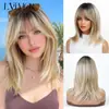 Venta Caliente Transfronteriza Peluca Europea y Americana Cobertura Completa de Cabeza para Mujer Cabello Ligero Transpirable Capas en la Clavícula Seda de Alta Temperatura Venta Directa de Fábrica