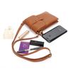 Bolso Sencillo de Moda Joker para Mujer de Cuero Suave de Vacuno de Capa Superior Transfronterizo, Bolso de Hombro, Bolso Cruzado, Cuero Genuino, Bolso para Teléfono Móvil para Mujer
