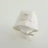Sombrero de Diadema Rayado Simple y Elegante, Estilo Nuevo con Lazos, Sombrero para Bebé Recién Nacido Niña, Sombrero Retro Estilo Corte Primavera y Otoño