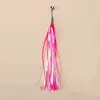 Haste de Brinquedo para Gato com Cabeça de Reposição, Brinquedo para Gato com Sino e Pena, Gadget de Haste para Gato para Autoentretenimento e Alívio do Tédio, Haste Longa de Fio de Aço Resistente à Mordida para Interação