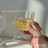 Copa de Vino de Fruta de Diamante Transfronteriza Copa Alta para Vino Dulce Copa Pequeña de Vino Copa de Vino para Whisky Copa para Jugo de Fruta Café Batido
