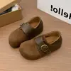 Sapatos Birkenstock de duas vias femininos novos 2026 outono totalmente fechados sapatos Birkenstock sola grossa altura oculta sapatos de salto único sapatos de dirigir mocassins