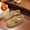 Zapatos Birkenstock de suela gruesa, totalmente cerrados y forrados de felpa para mujer, nuevos 2026, los más vendidos, mocasines de otoño e invierno, slip-ons, zapatos de algodón Birkenstock