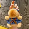 Chaveiro de Capivara Cowboy Brinquedo de Pelúcia Boneca Desenho Animado Pingente de Bolsa Pequenos Artigos Venda por Atacado