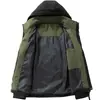 Jaqueta com Capuz Primavera e Outono Masculina Tendência Casual Versátil Jaqueta de Trabalho Moda Esportiva Simples Corta-vento para Exterior