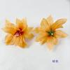 Flores de lírio pequenas simuladas, cocar de flores de grampo de cabelo diy feito à mão, parede de flores de casamento, decoração de casa, adereços de tiro de lembrança