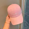Gorra de Béisbol con Letra para Circunferencia de Cabeza Grande para Mujer, Nuevo Estilo Coreano Simple, Parte Superior Suave, Visera Ancha para Primavera y Verano, Sombrilla de Viaje, Hace que la Cara Parezca Más Pequeña