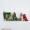 Resina Venecia Italiana Cultural y Creativo Imán de Nevera Recuerdo de Viaje Creativo Adhesivo Magnético Artesanía Recuerdo