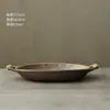 Vajilla de Cerámica Japonesa Platos Retro Hechos a Mano Creativos Hotel Hogar Plato de Pescado Plato de Filete Bol de Ensalada Pequeño Venta al por Mayor