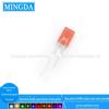 Fábrica para 257MM vermelho gel pé curto LED reto vermelho vermelho pé curto diodo emissor de luz