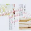Parches de Manicura de Moda Rosas y Blancos Frescos, Decoraciones de Flores, Uñas Exquisitas Portátiles, Manicura de Atmósfera Dulce de Venta Caliente Transfronteriza