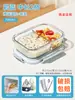 Pote de Vidro para Almoço Micro-ondas para Trabalhadores de Escritório Novo Modelo 2025 Pote de Almoço Divisória Caixa Bento Caixa de Conservação de Frutas
