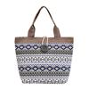 Bolsa de Mão Feminina Estilo Étnico do Sudeste Asiático Grande Capacidade Padrão Personalizado Lona Bolsa Feminina Bolsa de Ombro Bolsa de Compras Tendência