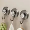 Novo Gancho de Ventosa Forte Ventosa Gancho Adesivo Sem Furos Gancho de Pasta a Vácuo Sem Marcas Gancho para Utensílios de Cozinha Banheiro