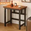 Escritorio de computadora, escritorio simple para uso doméstico, tocador de estudio de oficina pequeño para dormitorio, banco de trabajo rectangular para vivienda de alquiler