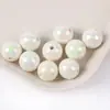 Cuentas Redondas Acrílicas Redondas de 8-16 mm Cuentas Sueltas Cuentas Chapadas Color Macarrón Cadena de Teléfono Móvil DIY Pulsera Joyería Accesorios para Ensartar