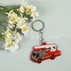 Chaveiro de Borracha Macia Antidrogas, Bombeiros, Polícia de Trânsito, Polícia Montada, Chaveiro de Polícia, Pingente de Figura Promocional Criativo Atacado