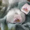 Suéter Bufanda Abrigo Sombrero de Hilo de Mohair de Alpaca Degradado de Pelo Largo Material DIY Tejido a Mano para Heattech