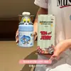 Taza de café auténtica de Sanrio, taza térmica para niños, taza de agua portátil de dibujos animados para estudiantes, taza de bolsillo mini