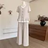 Conjunto de dos piezas juvenil y elegante para mamá de mediana edad para el verano, con un estilo moderno y a la moda, nuevo estilo 2026