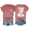 Comercio Exterior Transfronterizo de Amazon Caro Difícil y Moda de Verano Nueva Tendencia Ropa de Mujer de Manga Corta