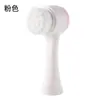 Escova facial de silicone premium de dupla face para remoção de cravos, escova facial de poros com cerdas macias, escova de massagem