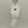 Pingente Chaveiro de Pelúcia Raposa Fofa, Pingente de Bolsa Raposinha, Acessório para Chave de Carro, Brinquedo de Pelúcia de Presente, Estilo Fofo