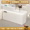 Mostrador de Caja Simple Moderno Ecológico con Luz Cajón Grado E1 Mostrador de Barra Adecuado para Tiendas de Ropa Pequeñas Salones de Belleza Recepción