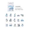 Mo Mo Mo pegatinas en caja Mundo de Hielo y Nieve múltiples cajas decorativas para diario material pegatinas 45/46 piezas en 6 tipos