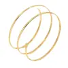 Estilo Nuevo Transfronterizo Europeo y Americano Plano en Ambos Extremos de Moda Simple Brazalete Elegante Temperamento Versátil Accesorios Venta Directa del Fabricante